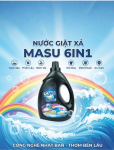 Nước giặt Hasu 6in1 công nghệ Nhật Bản 3.6 Lít – Sạch sâu, thơm lâu, mềm vải vượt trội